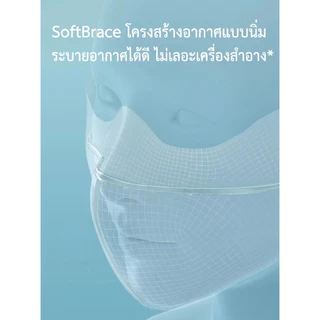 MiiOW หน้ากากกันแดด UV Face Mask UPF50+ ผ้าไหมเย็น กันแดด 3D ปกป้องรอบตา ใส่สบาย HS6023