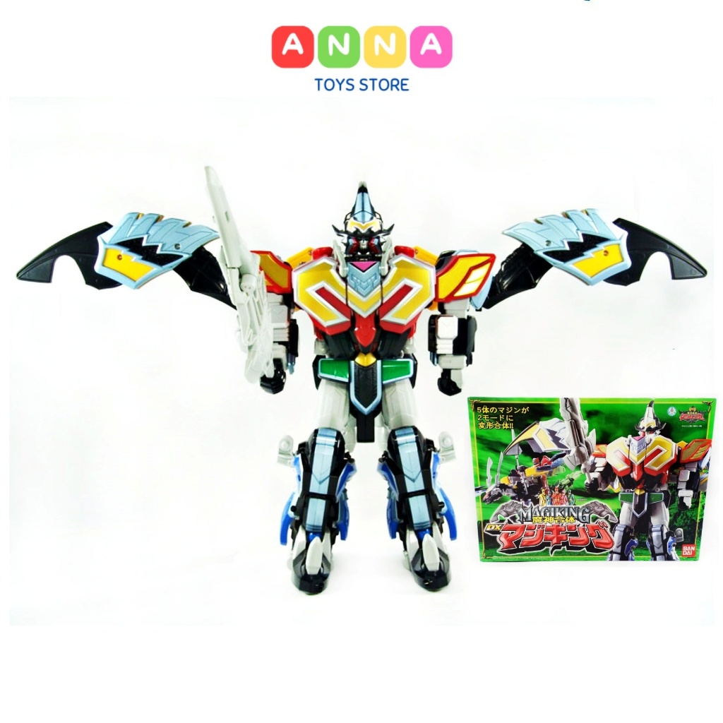 หุ่นยนต์ ขบวนการ มาจิเรนเจอร์ มาจิคิง Magiranger ( DX MagiKing ) ของใหม่ ของแท้ Bandai
