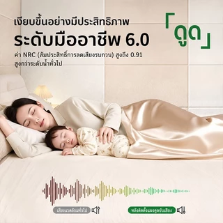 แผ่นอะคูสติกขอบเอียง 6ชิ้น 30x60ซม. ติดผนัง ลดเสียงก้อง มีกาว3M สำหรับสตูดิโอ ออฟฟิศ