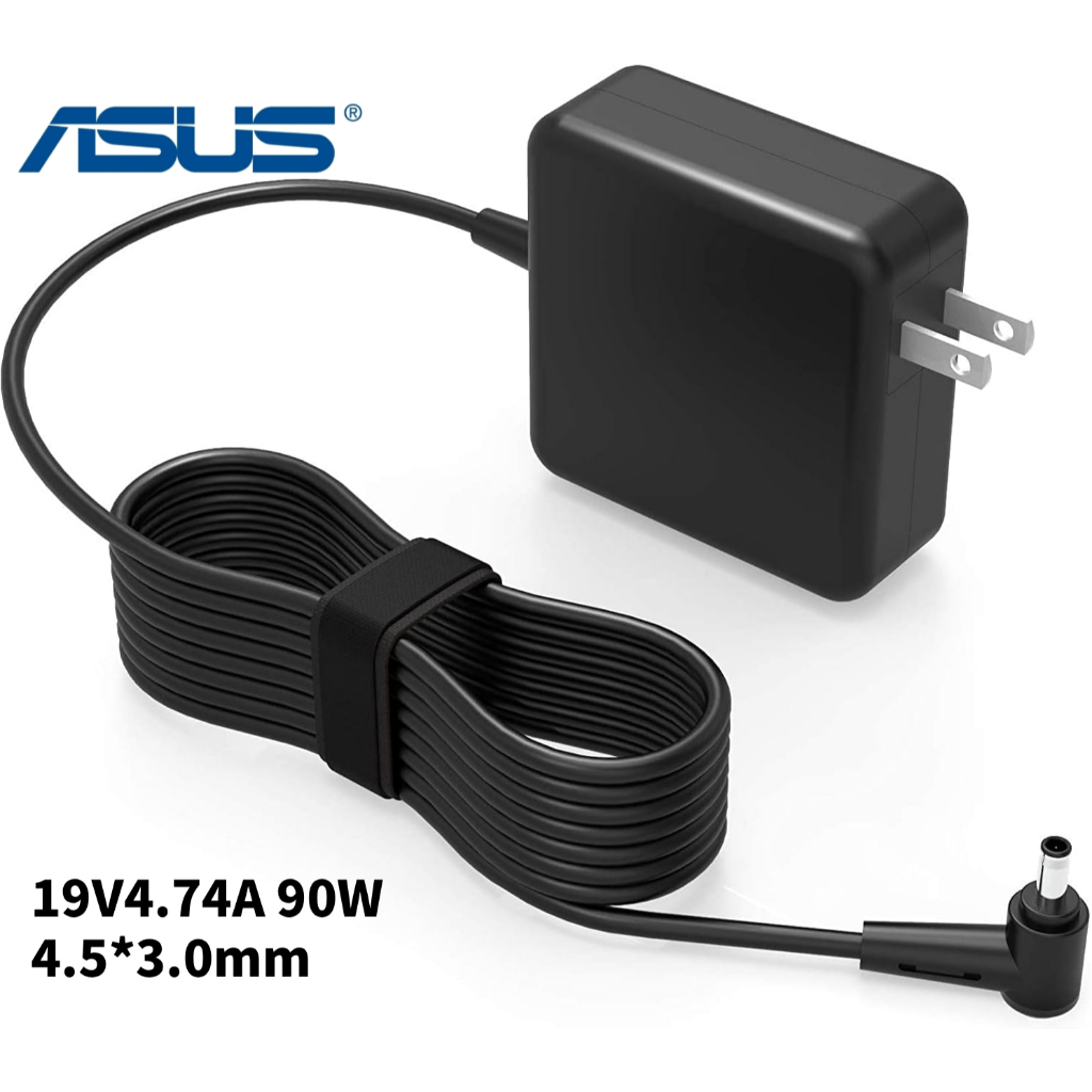 อะแดปเตอร์โน๊ตบุ๊ค asus 19V4.74A 90W 4.5*3.0mm VivoBook Lingyao S4300F/S4300U S5300F Laptop Adapter