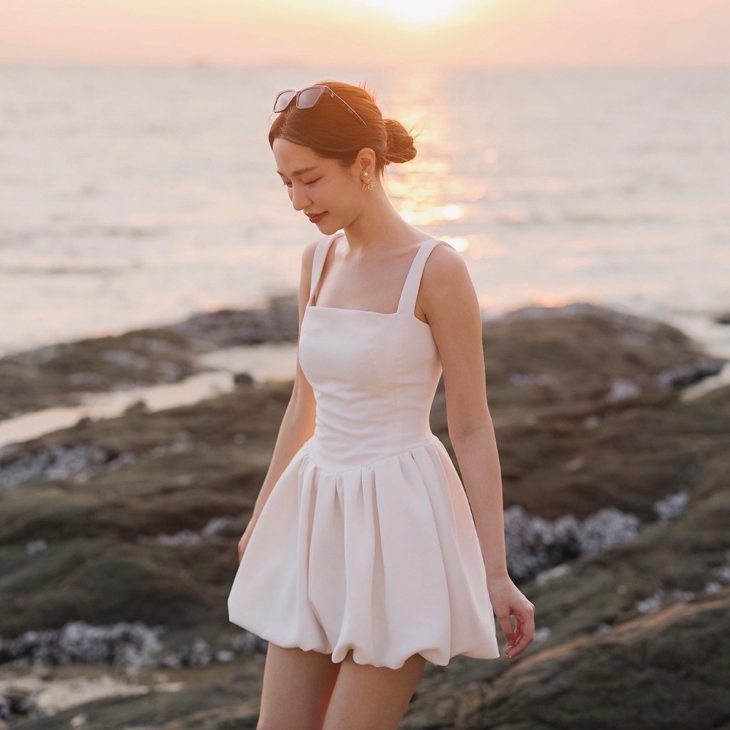 CALICO - BALLON Mini Dress (พร้อมส่ง/รอบส่ง 2 July)