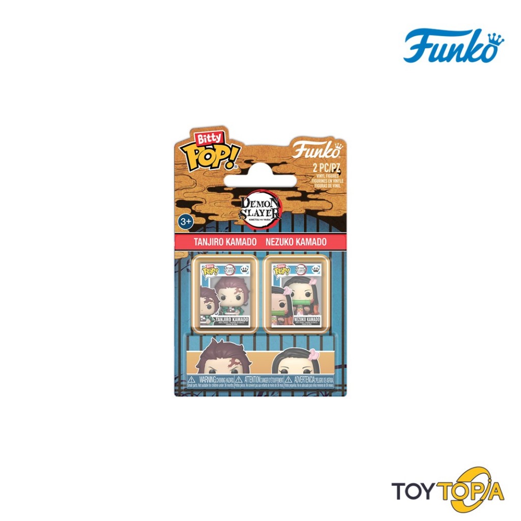 (93996) Tanjiro & Nezuko Bitty POP!: Demon Slayer by Funko (Pack 2)