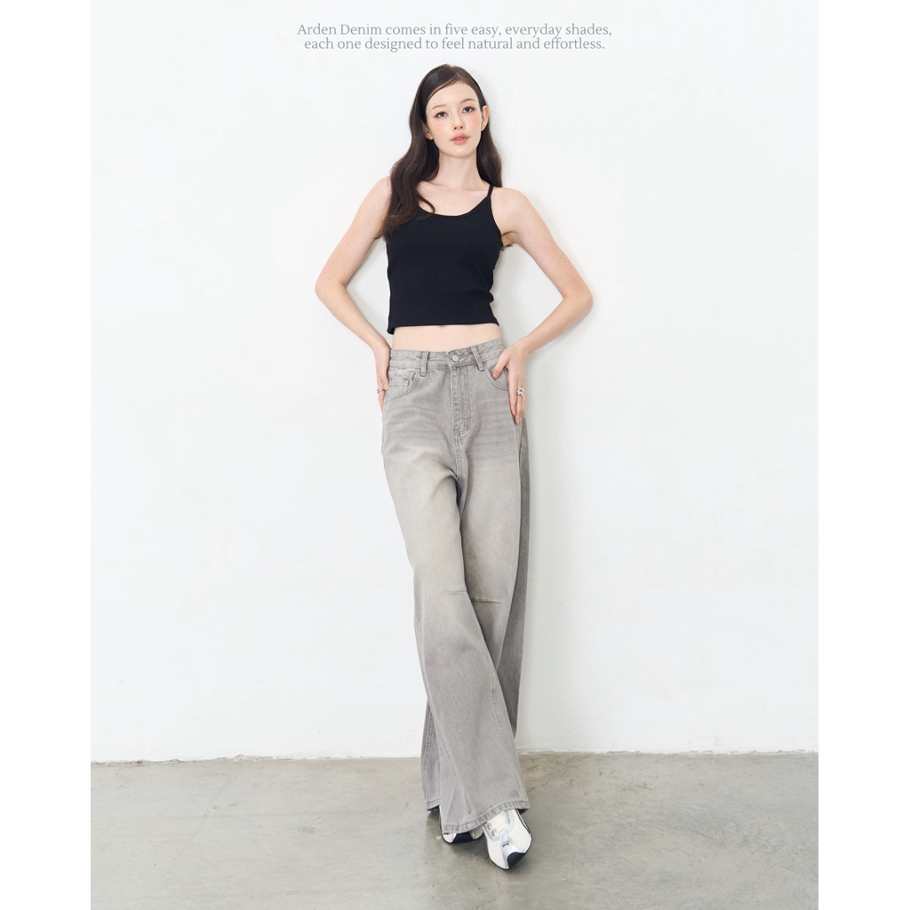 Bave - Arden denim กางเกงยีนส์ทรงกระบอกBarrel รูปที่ 7