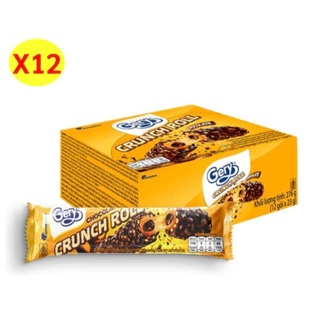Gery Crunch Roll เจอรี่ เวเฟอร์โรล ขนาด 23กรัมx12ชิ้น