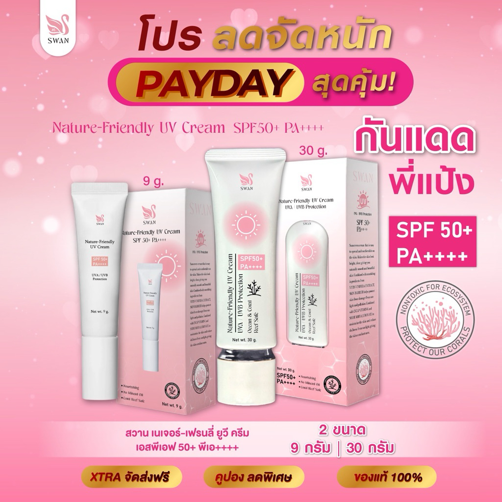 กันแดดพี่แป้ง Nature-Friendly UV Cream SPF 50+ PA++++