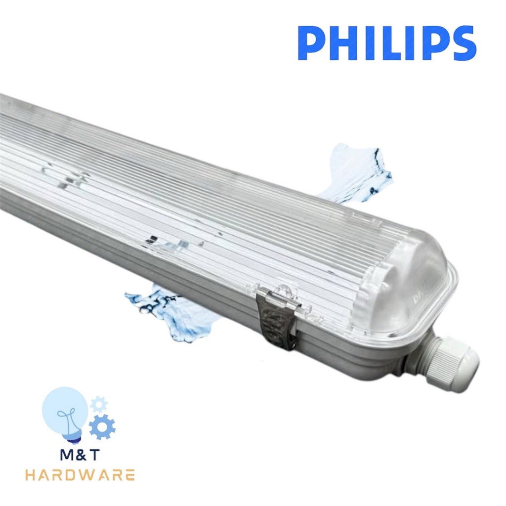PHILIPS โคมไฟกันน้ำกันฝุ่น Waterproof รุ่น WT069C (SINGLE ENDED) (โคมเปล่า)