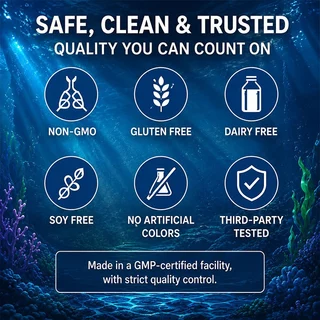 Seehrtt DHA+Algal Fish Oil Omega3 แคปซูล น้ํามันปลา โอเมก้า3 Capsule Skin Eye Health ดีเอชเอ อีพีเอ DHA EPA 200 Capsules