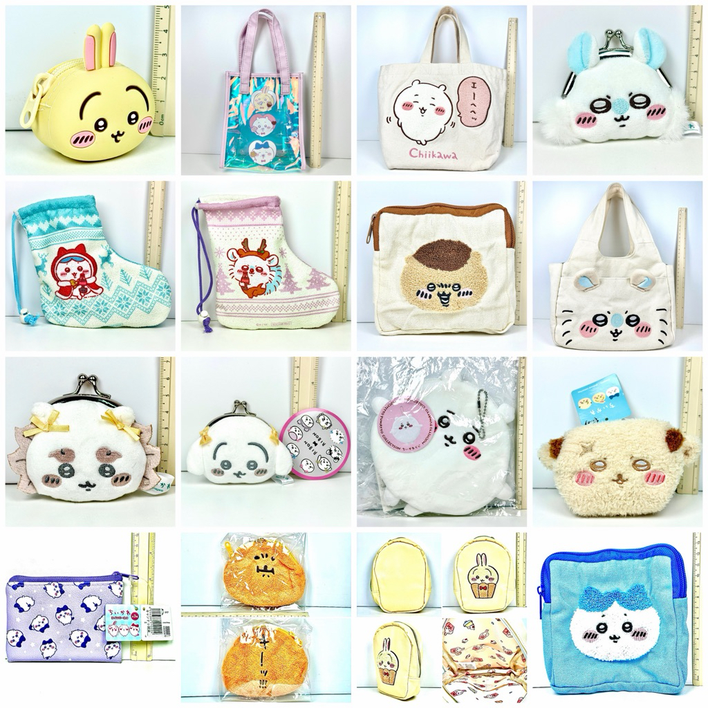 ของแท้ พร้อมส่ง ส่งไว ลิขสิทธิ์ กระเป๋า กระเป๋าสะพาย กระเป๋าหิ้ว อุปกรณ์ เครื่องสำอาง ถุงผ้า ถุงหิ้ว นามบัตร Chiikawa