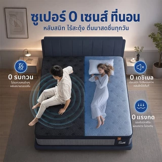 【รับประกัน 10 ปี】GreaME 10/12นิ้ว เกรดโรงแรม ที่นอนสปริงไฮบริด ความแข็งปานกลาง 3.5 ฟุต/5 ฟุต/6ฟุต ที่นอนยางพารา