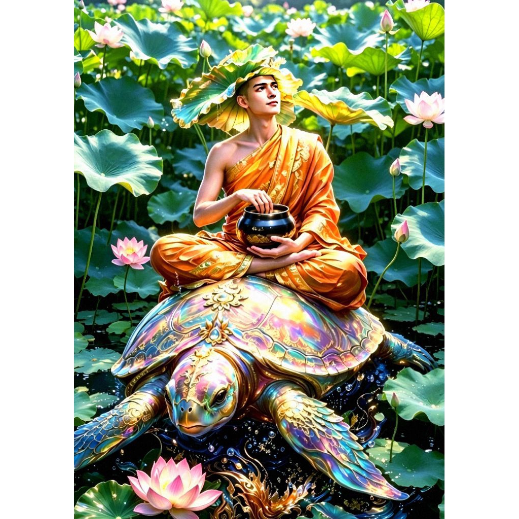 โปสเตอร์ พระสีวลี ขนาด A3 ความหนา 200 แกรม ภาพมงคล เสริมฮวงจุ้ย ตบแต่งบ้าน (29.7*42 cm)