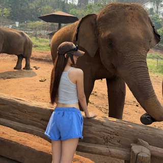 สายเดี่ยว ตัวสั้น เสื้อผ้าตรุษจีน เสื้อผ้าผู้หญิง ผ้าใส่สบาย ใส่ได้ทุกโอกาส ส่งทุกวัน
