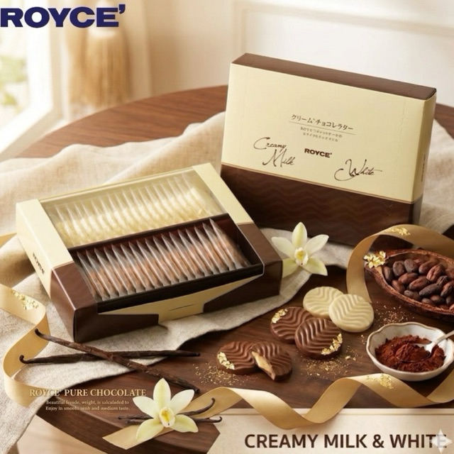 Pure Chocolate Creamy Milk & Whiteช็อกโกแลตสุดอร่อยจากญี่ปุ่น