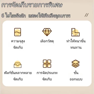 กล่องเก็บของ 3 ช่อง กล่องใส่เครื่องเขียน กล่องจัดระเบียบพลาสติก สำหรับปากกา ดินสอ และของใช้ขนาดเล็ก
