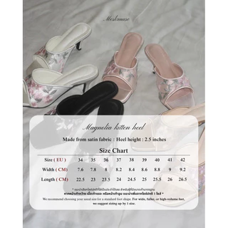MESKMUSE Magnolia kitten heel sandals