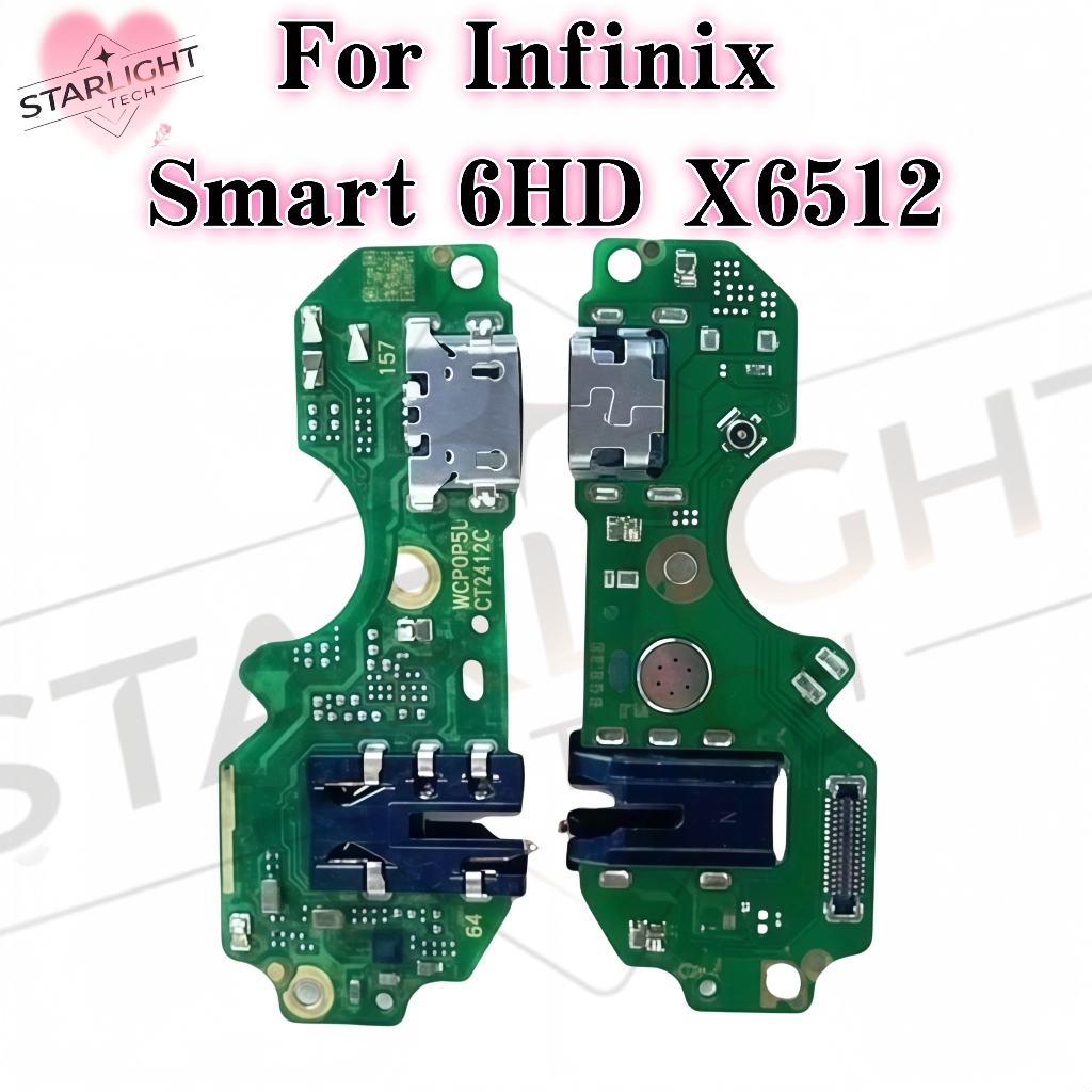 แพรตูดชาร์จ （ Charging Board Flex）infinix smart 6HD X6512