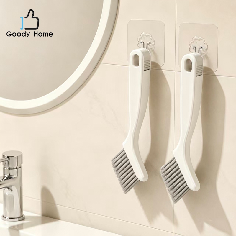 Goody Home แปรงขัดทำความสะอาด ใช้งานได้ทั้งสองด้าน หัวขนแปรง และ ด้านใบมีดขูดคราบสกปรกได้