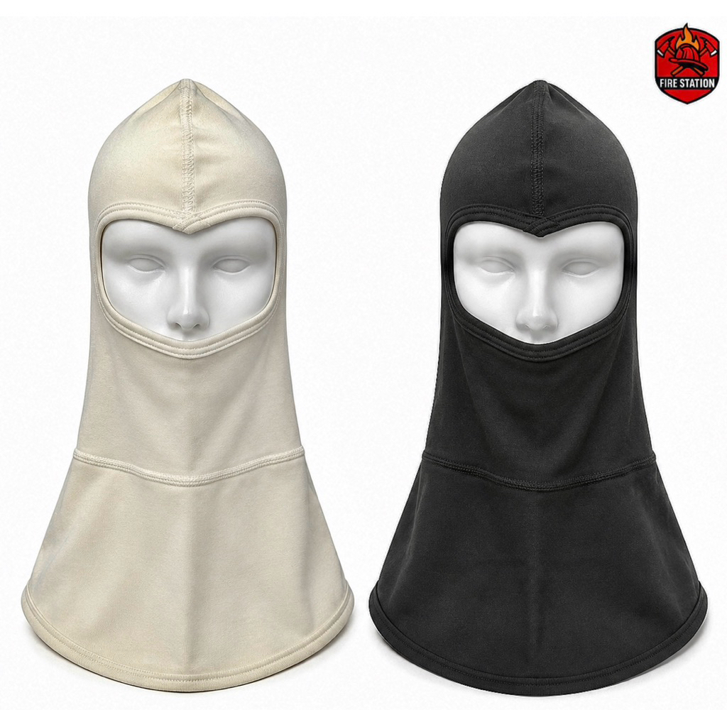 “Nomex Hood” ผ้าคลุมศีรษะ (ผ้าโนเม็กซ์) ไม่ติดไฟ ปลอดภัยสำหรับงานดับเพลิง