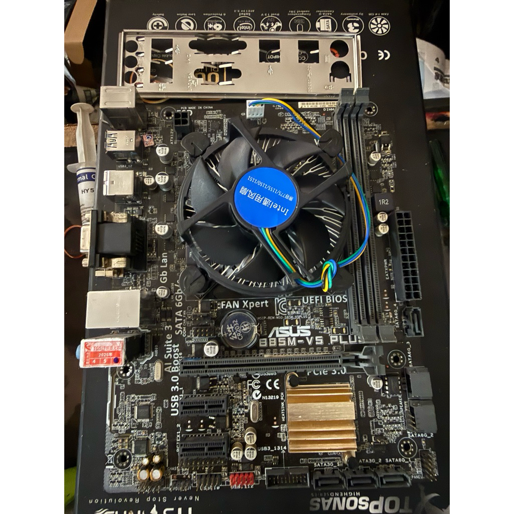 เมนบอร์ด Asus B85M VS Plus พร้อมCPU i5-4590 4Core4T