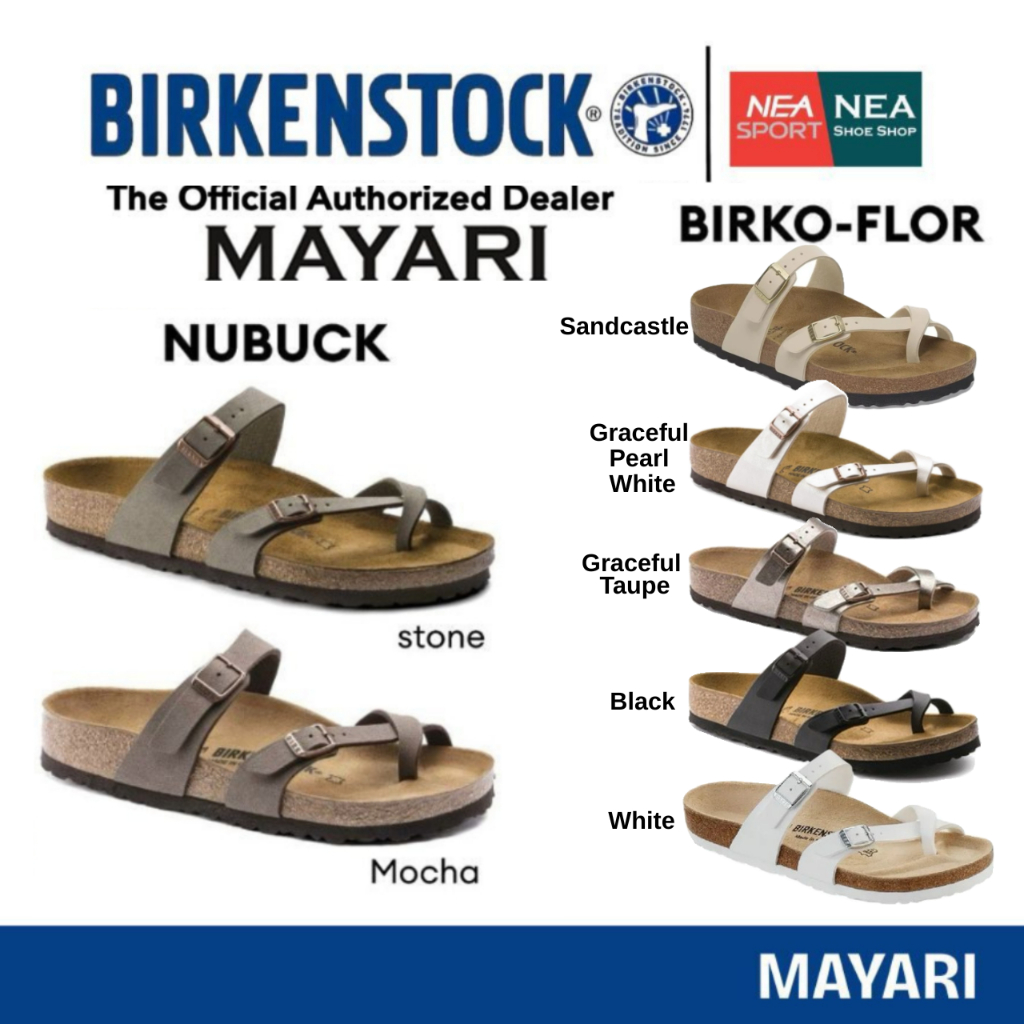 BIRKENSTOCK MAYARI -Birko-Flor [REGULAR FIT] รองเท้าแตะ รุ่นฮิต มาแรง หญิง