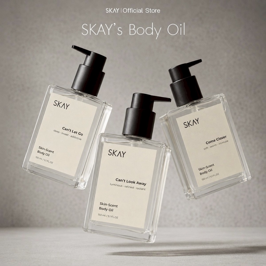 SKAY Skin-Scent Body Oil - เอสเคย์ สกิน-เซนส์ บอดี้ออยล์ 150 ml.
