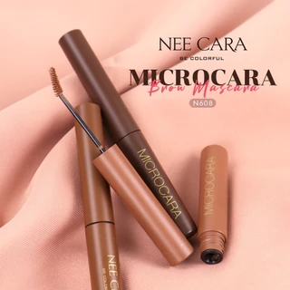 (เฉพาะLIVE) นีคาร่า NEE CARA มาสคาร่า มาสคาร่าปัดคิ้ว หัวแปรงสลิม 6 กรัม N608