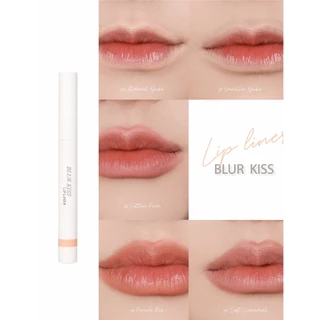CHO-BLUR KISS LIP LINER ลิปโชเบลอปาก สร้างมิติให้ริมฝีปาก เนื้อนุ่ม ไม่ตกร่อง พร้อมหัวฟองน้ำเบลนด์ในแท่งเดียว ขนาด 1g.