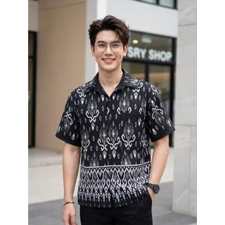 เสื้อพื้นเมืองผู้ชายคอเชิ้ต รุ่น นคราสมาร์ท