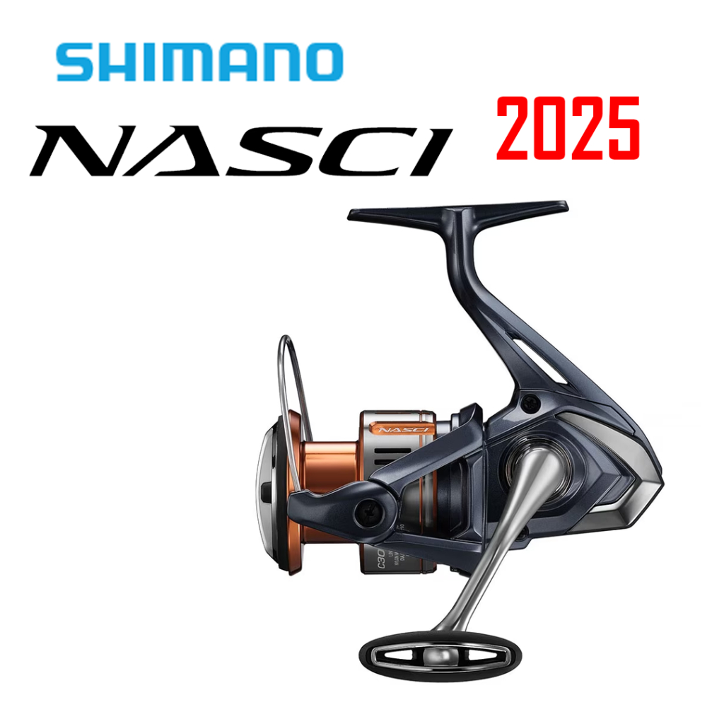 รอก SHIMANO NASCI 2025 รอกตกปลา ตีเหยื่อปลอม ของแท้