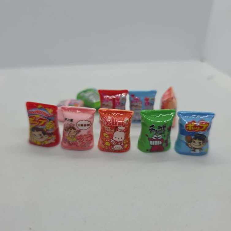 J044B ถุงขนมฟูจิยะอุปกรณ์ตกแต่งเรซิน 10 ชิ้น