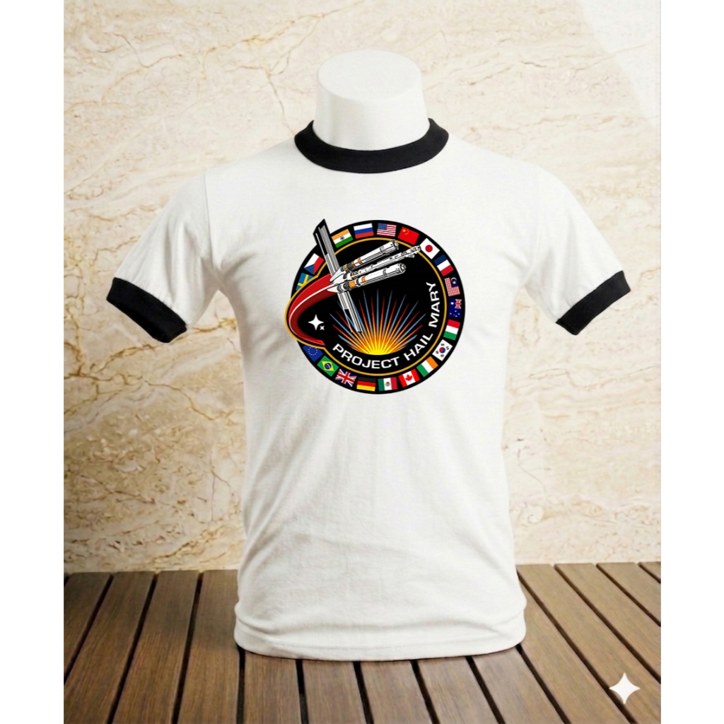 ส่งไว Project Hail Mary Inspired "Spaceship" Unisex Ringer Tee