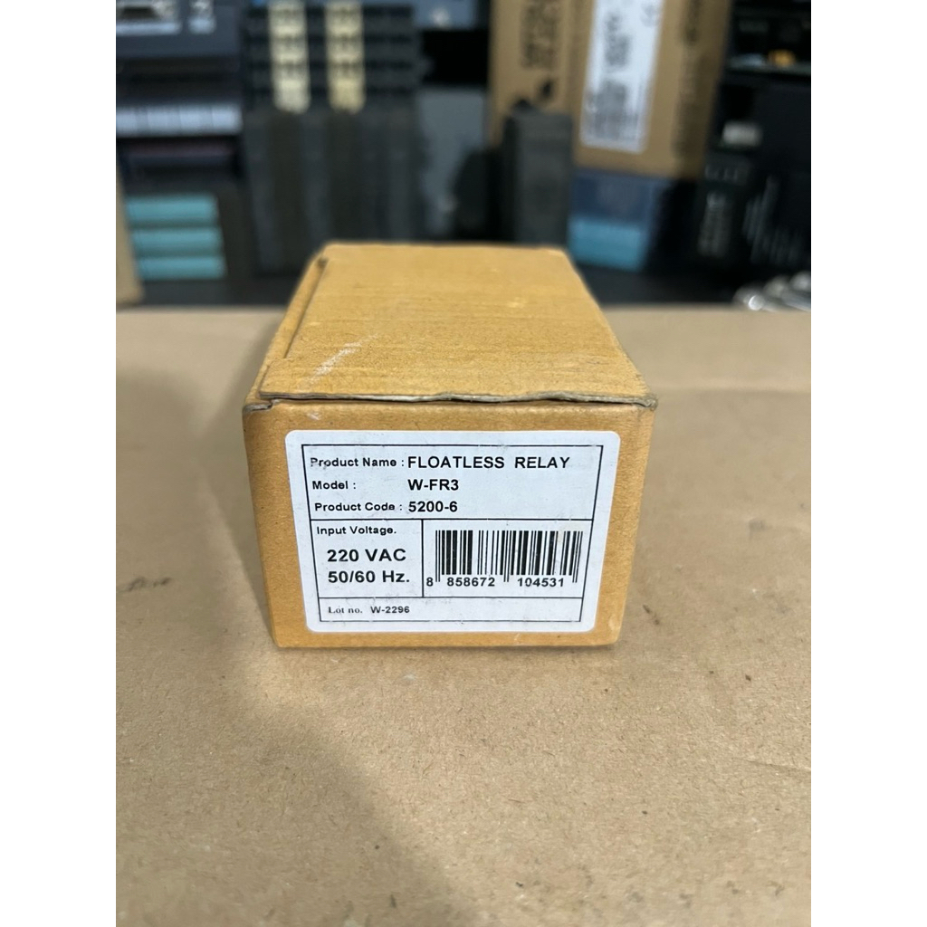 WIP Floatless Relay รุ่น W-FR3 220VAC รีเลย์ควบคุมระดับน้ำอัตโนมัติ สำหรับถังน้ำและปั๊มน้ำ