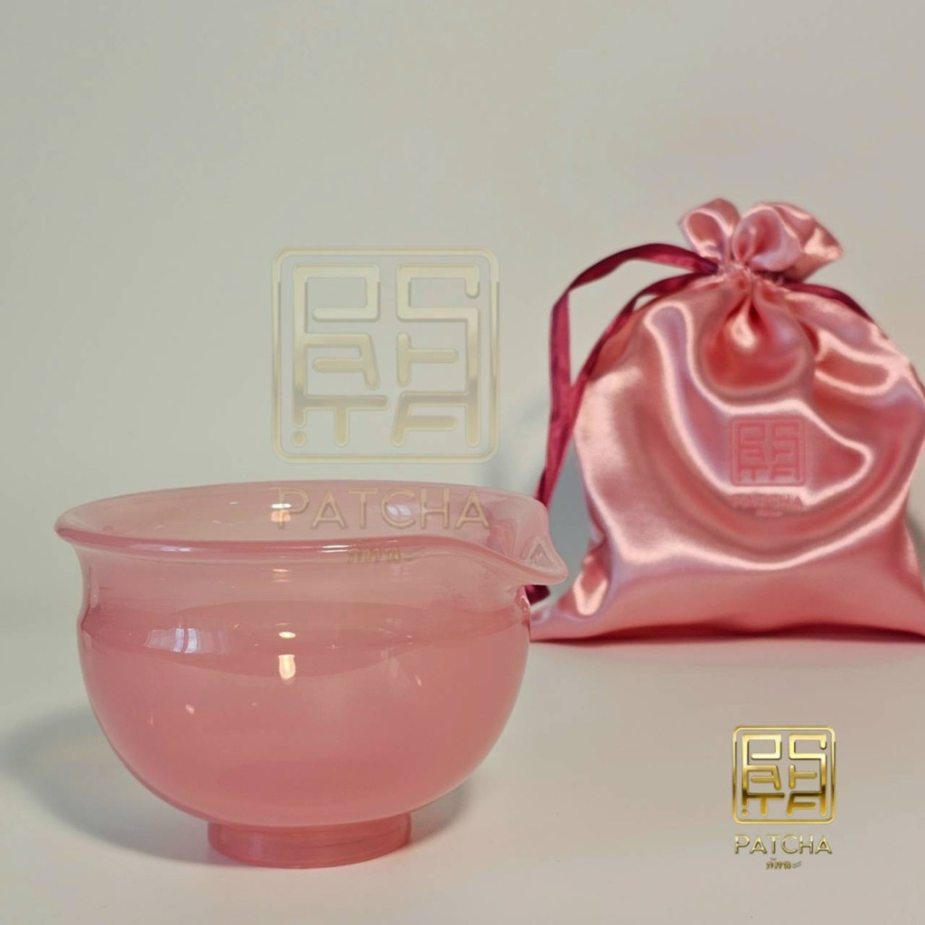 ถ้วยภัทฉะสีชมพู Brand Patcha (ภัทฉะ) BPA-Free Copolyester ตกไม่แตก