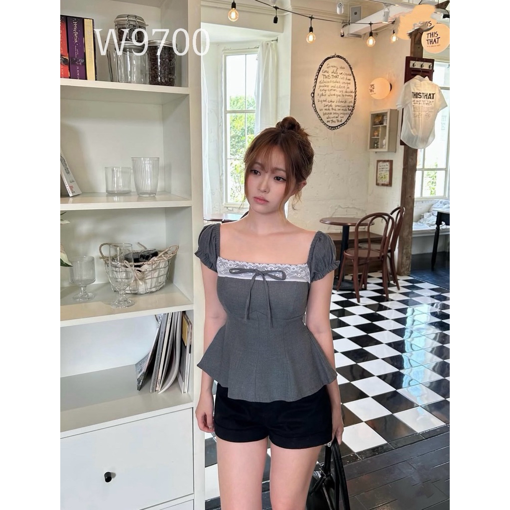 W9700 เสื้อแฟชั่น Tag🇰🇷🛍️WGWE