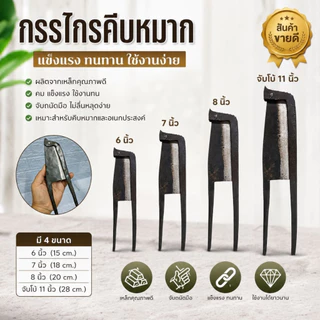 กรรไกรคีบหมาก อยุธยา (ขนาด 6"7" 8" ขนาดจัมโบ้) คีบหมาก เหล็กพิเศษ กรรไกรเหล็ก