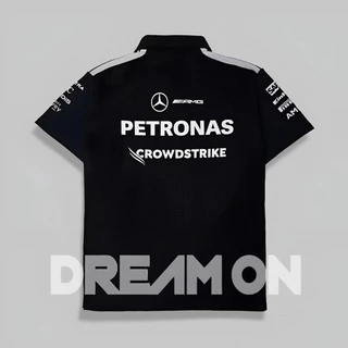 เสื้อโปโล Mercedes 2026 สีดำ สีขาว size xs-3xl