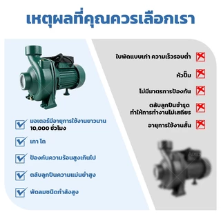 ปั้มหอยโข่ง 2 นิ้ว 1500W ปั๊มน้ำ อัตราการไหลสูง ดูดน้ำแรง มอเตอร์ทองแดง ใช้งานต่อเนื่อง Autoview