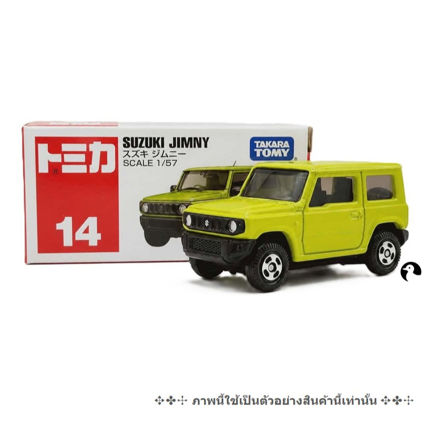 CL5 รถซูซูกิ จิมนี่ โทมิก้าขนาดเล็ก Tomica 🌱 14 Suzuki Jimny 1/57 ความยาวรถประมาณ 6.5-7.0 ซม ใหม่