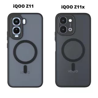 เคส iQOO Z11 / Z11x เคสแม่เหล็ก กันกระแทก ฝาหลังแข็ง Frosted Case
