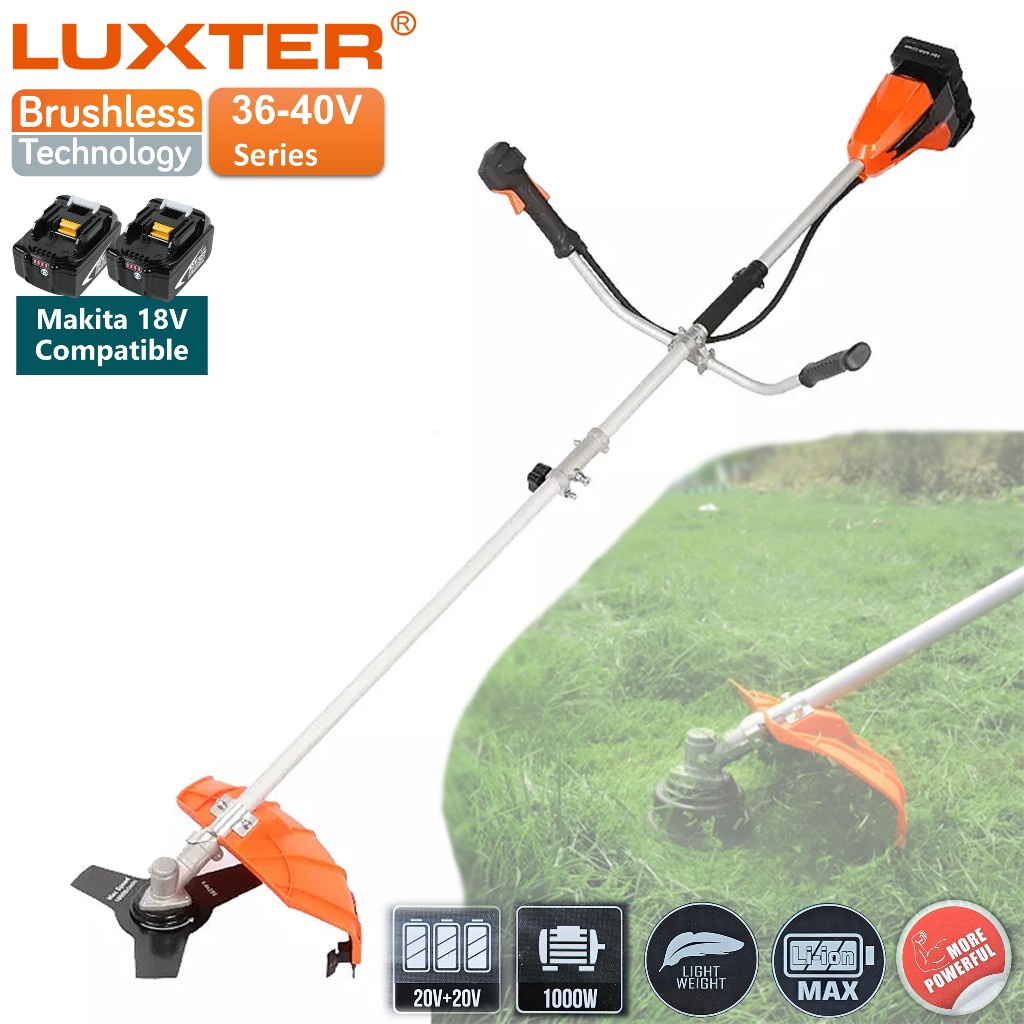 เครื่องตัดหญ้าไร้สาย LUXTER 40V RLB-40 ใช้ร่วมกับแบต Makita 18V