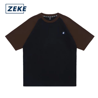 ZEKE A0038 เสื้อยืดผู้ชายสองสี ทรงหลวมสบาย ผ้าเนื้อดีนุ่มลื่น ใส่ได้ทุกวัน