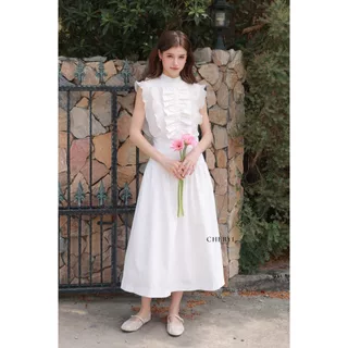 Cheryl brand - Ambre Midi Skirt / กระโปรงทรงบานเอวสูง