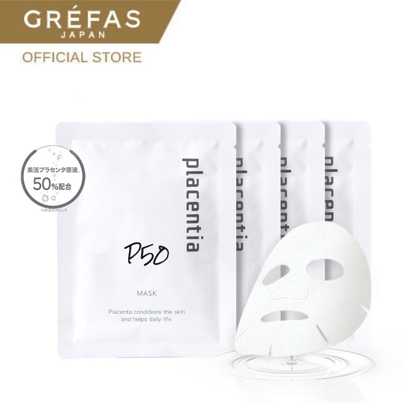 Grefas Placentia Mask เกรฟาส พลาเซ็นเทียร์ มาส์ก ผิวฉ่ำโกลว์ เพียงมาส์ก 15 นาที