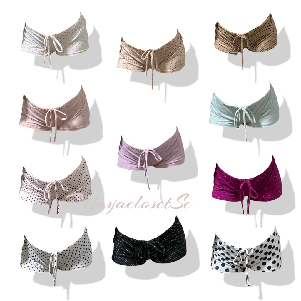 *Restock* กางเกงเอวต่ำเชือกผูกปรับตามเอว ตัวจิ๋วตัวสั้น9นิ้ว ทรงพอดีตัว ไม่รัดเอว สาวอวบใส่ได้ ใส่แล้วส่งหุ่นเอวสับ 💯