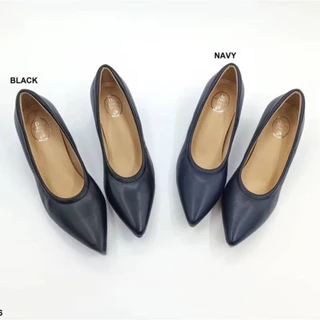 Debby working shoe รองเท้าทำงาน ส้นแหลม ส้นสูง 2 นิ้ว หนังนุ่ม คุณภาพดีมาก