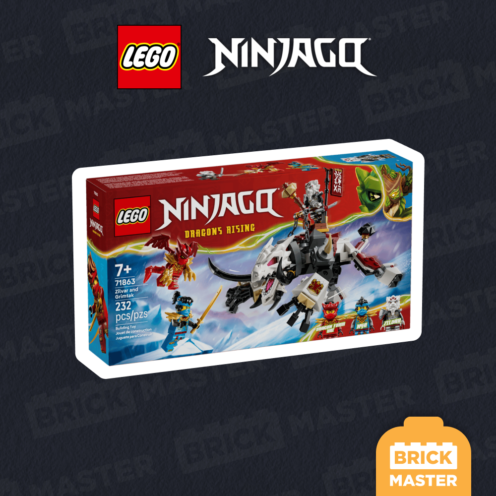 LEGO NINJAGO® #71863 Zilvar and Grimtak the Dragon Beast (เลโก้แท้ นินจาโก ไค)