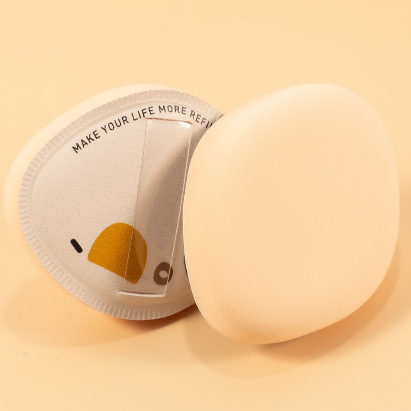[L-B045] Premium Marshmallow Makeup Puff - พัฟแต่งหน้าทรงโอลีฟ (แพ็ค 2 ชิ้น)