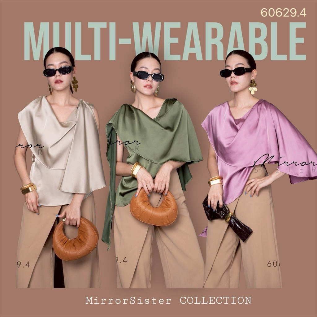 🌈🌿🌺🌼🌸🧡🩷💚 ••MiSSHA multiple-wear BLOUSE••
