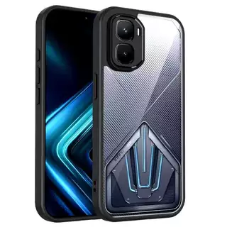 Infinix GT 50 Pro 5G/Infinix GT 50Pro(ส่งในไทย)เคสกันกระแทกขอบสีหลังใสInfinix GT50 Pro 5G/infinix GT 50 Pro 5Gตรงรุ่น