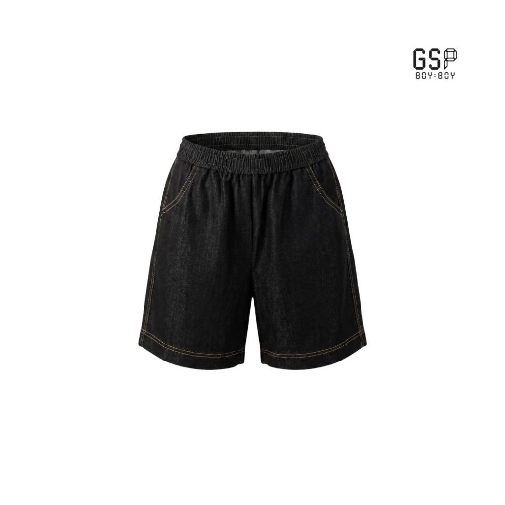 GSP BOY BOY Short Pants Soft denim Short pants DC3JBL