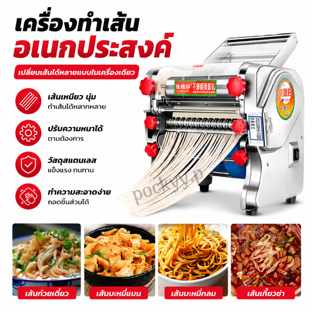 เครื่องรีดแป้งสแตนเลส เครื่องรีดแป้งพลาสต้า รุ่นZB-160R ZB-180R ZB-200R ZB-240R
